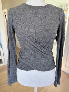 La Ligne Gray Knit Top